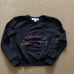Black Graphic Sweatshirt